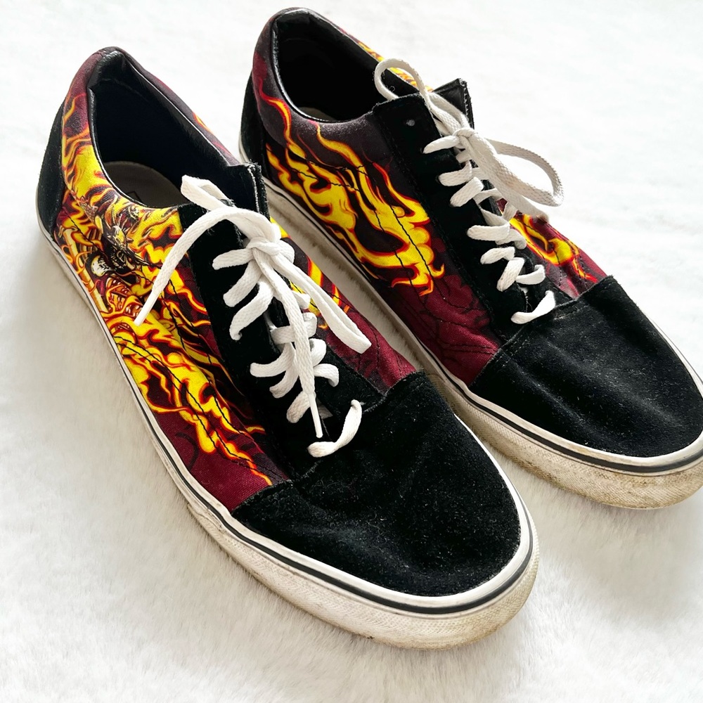 VANS Men Old Skool Samurai Rising Tennis Shoe Size 13 STREET WEAR SKATEBOARD